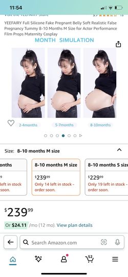 Pregnant Fake Belly
