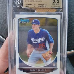 Corey Seager Rookie Bowman Prospect Graded