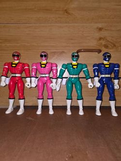 Power rangers turbo in space mmpr 8 inch figures