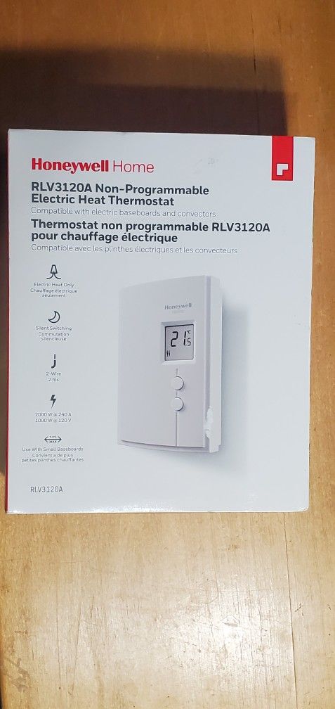 Honeywell Home Digital Baseboard Heater Thermostat - RLV3120A