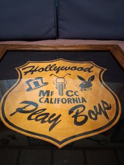 Extremely RARE!! Authentic Patch from Hollywood Play Boys Motorcycle club