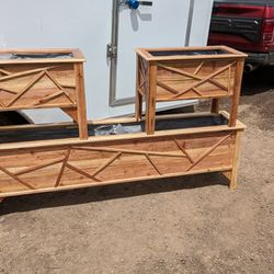Custom Built Cedar Planters