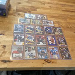  Nfl Offensive Football Card Lot (20) Cards