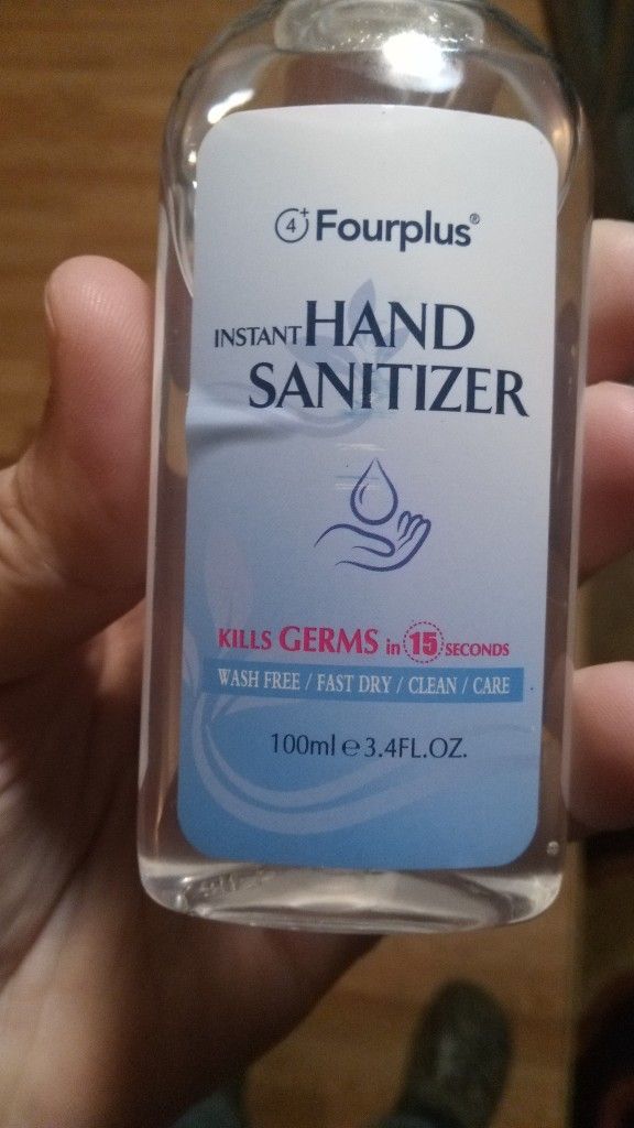 Case Of Fourplus Hand Sanitizer 3.4 FL Oz Bottles