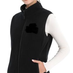 (all Sizes) Women's Fleece Heated Vest with Battery, Lightweight Electric Heated Coat