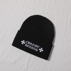 Chrome Hearts Logo Beanie – Black 
