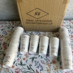 Happy B Day Basos 9 onzas 