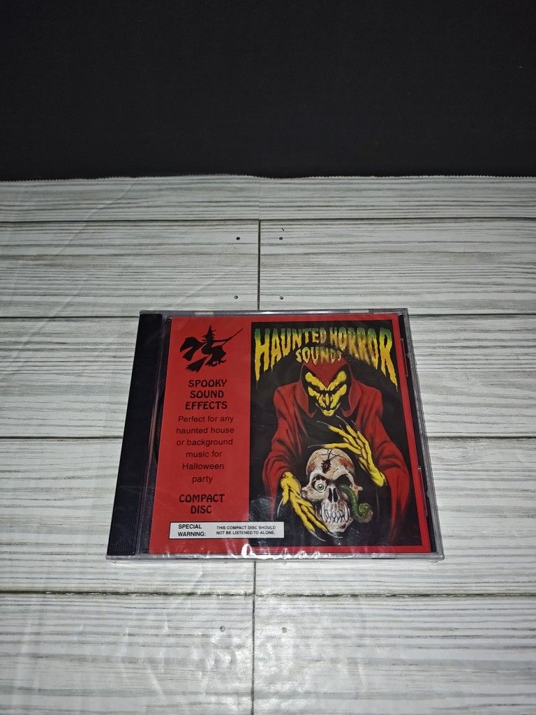 Haunted Horror Sounds CD Spooky sound effects Halloween Vintage 1993 New Sealed