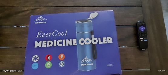 INSUCOOLER High capacity insulin medication cooler , dark blue