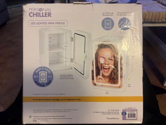 Personal Chiller LED Lighted Mini Fridge