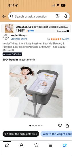 Basinet like new