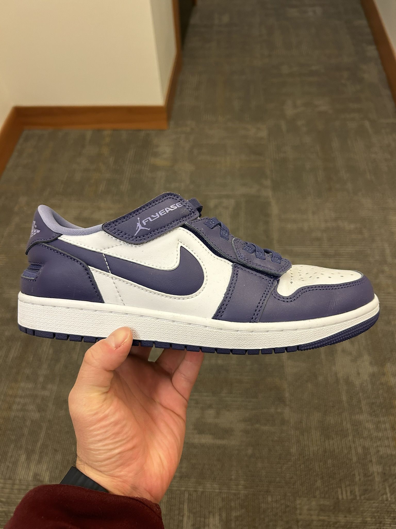 Men Nike Purple Air Jordan Shoes Size 9