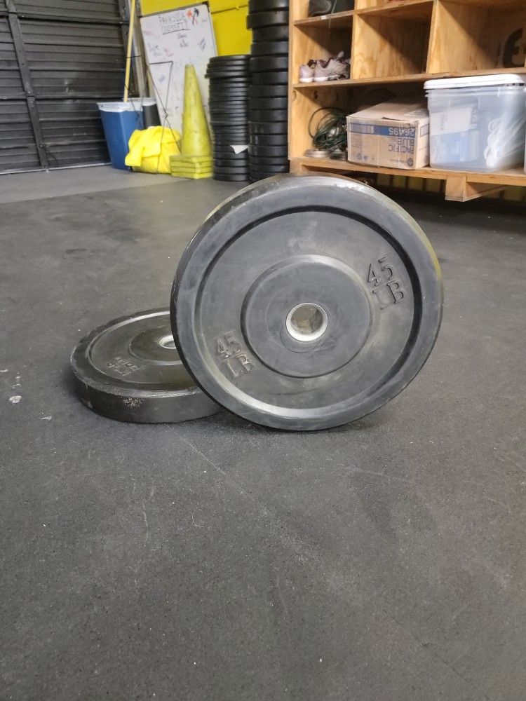 45lb Bumper Plates