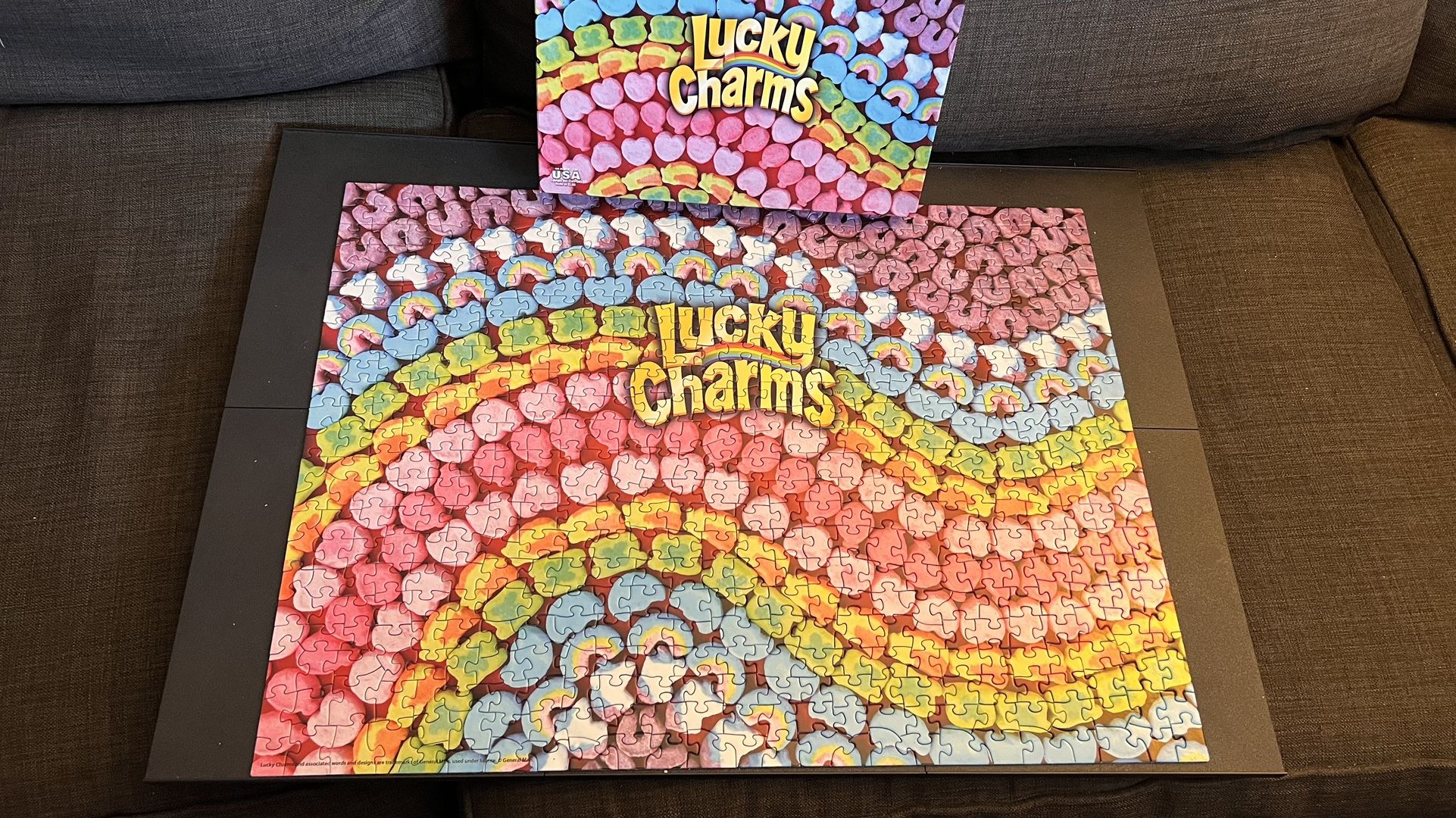 Jigsaw Puzzle - Lucky Charms Cereal - 550 Pieces: 18” x 24”