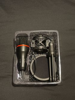 Black 3.5mm Jack Wired Microphone
