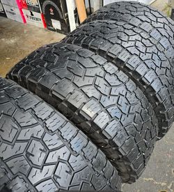 4 used tires Lt35x12.50r18 Toyo AT111 OpenCountry $299.00