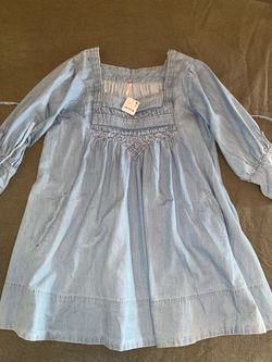 Free People Senora denim mini dress