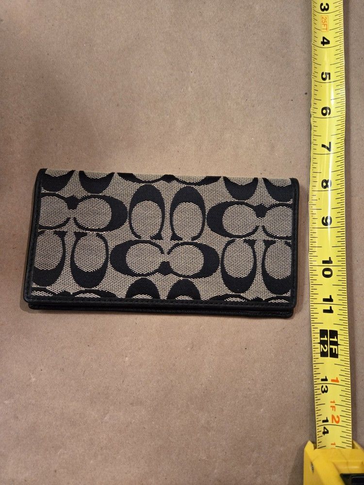 Coach Checkbook Cover 