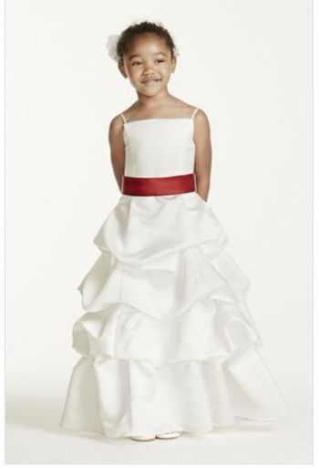 David's Bridal flower girl dresses (2) Size 5 and 8