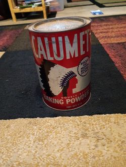 Vintage Calumet Baking Powder 5 lb Tin