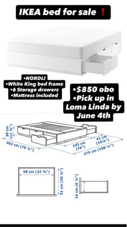 King Bed w/ Mattress