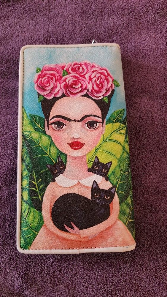 Frida Kahlo Wallet New