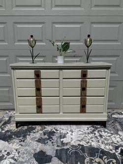 6 Drawer Dresser Solid Wood