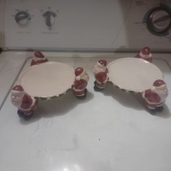 Holiday Home Interiors Santa Candle Holders There 2