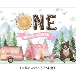One Happy Camper 1st Birthday Party Bundle