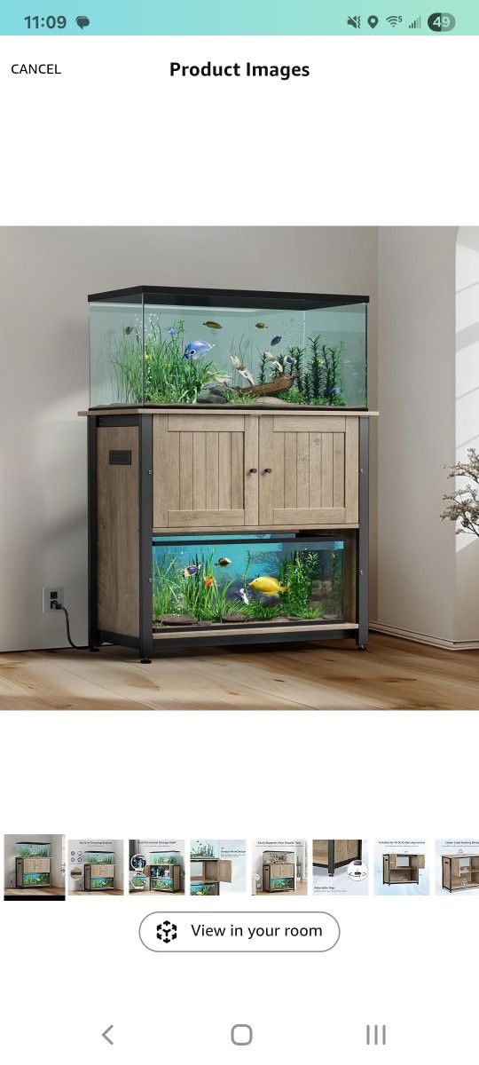 Tatub 40-50 Gallon Aquarium Cabinet Fish Tank Stand
