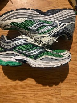 Saucony Running Sneakers Green and Silver