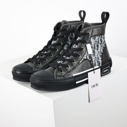 D.ior B23 Oblique High Top Sneakers 4-12