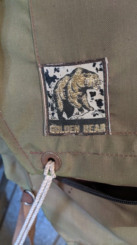 Vintage Golden Bear Hiking Backpack