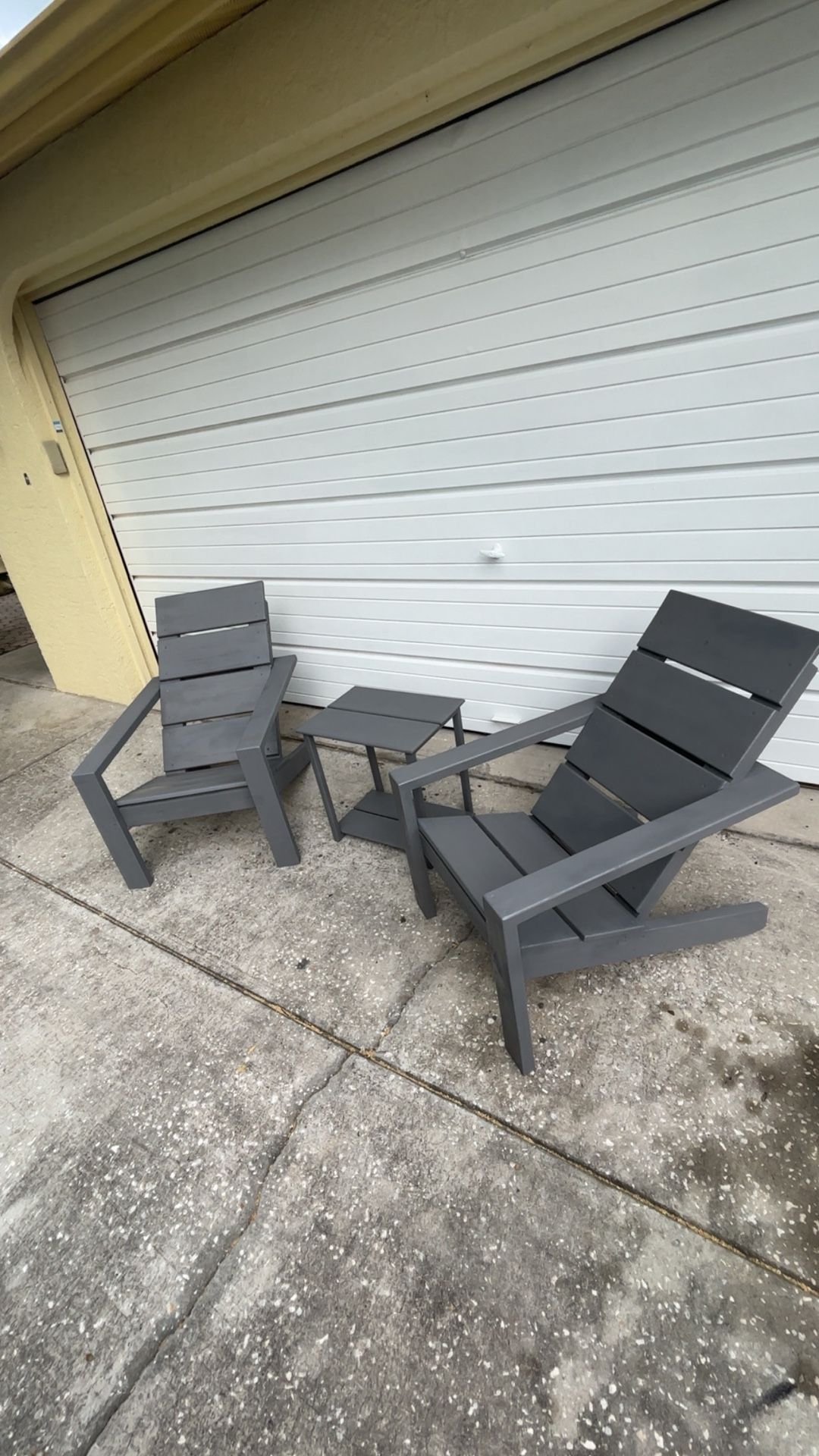 Adirondack Chairs + Table Set