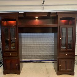 Gorgeous Light Up Entertainment Center