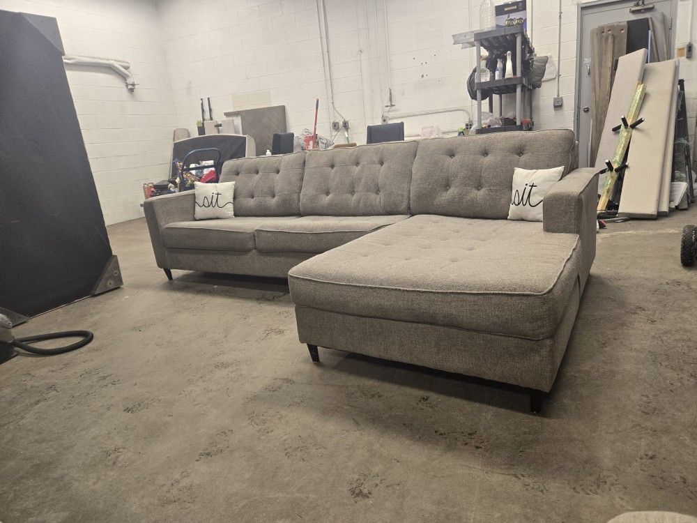 *Same Day Delivery Available!*
Grey MCM Chaise Sectional