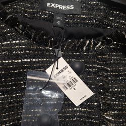 Express Cropped Tweed Jacket