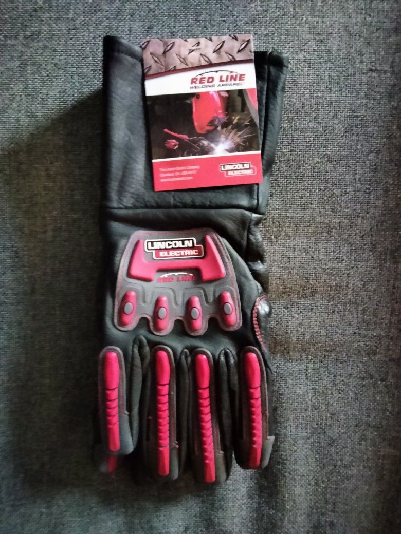 New Lincoln Electric Redline Welding Gloves Size Large