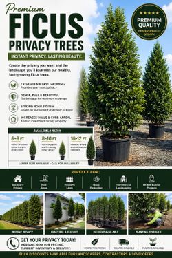 Premium Ficus Privacy Trees