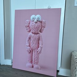 New 30x40” Kaws Canvas, Kaws Print, Kaws Wall Art, Home Decor, Pop Art Poster, Kaws Print 