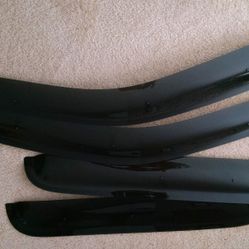 NISSAN FRONTIER CREW CAB WINDOW DEFLECTORS VENT SHADES