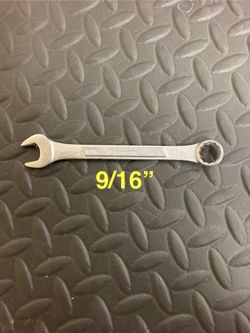 9/16” Open And Box Wrench