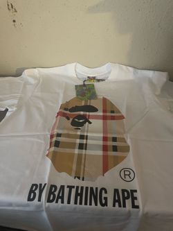 MEDIUM BAPE A Bathing Ape Check by Bathing Tee