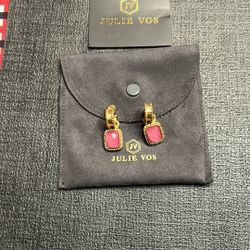 Julie Vos Pink Earrings