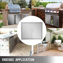 Steel Outdoor BBQ Door