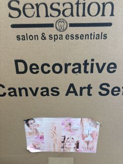 Salon Nails Canvas Wall Art Set Of 8