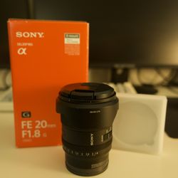 Sony FE 1.8/20mm G Lens