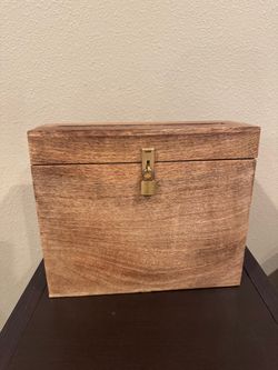 Wooden Card Box for Wedding or Birthday Party