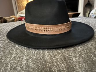 Black Brim Hat