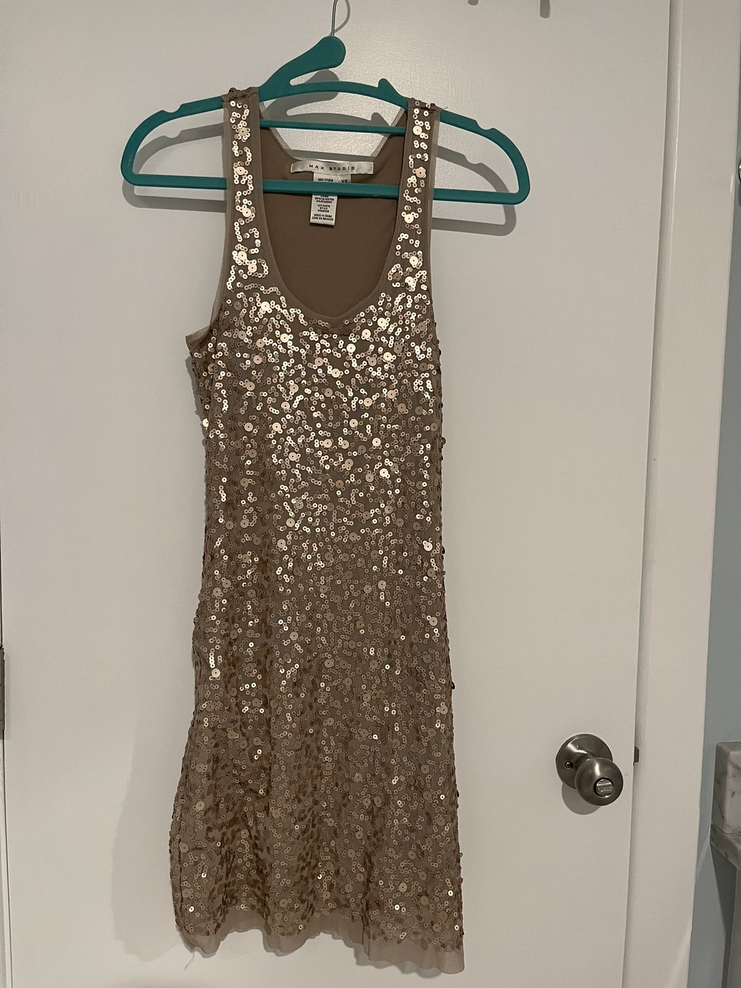 Max studio extra small sequin sleeveless dress